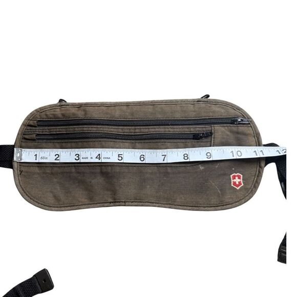 Victorinox Men's Deluxe Concealed Security Anti-Theft Belt Bag Brown - Picture 7 of 9